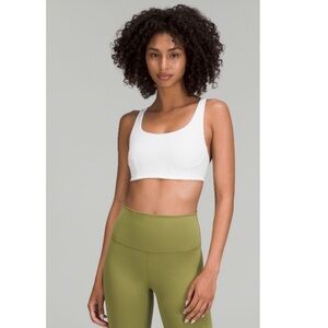 Lululemon Wunder Train Sports Bra in White.